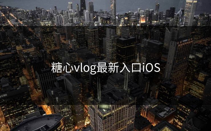 糖心vlog最新入口iOS